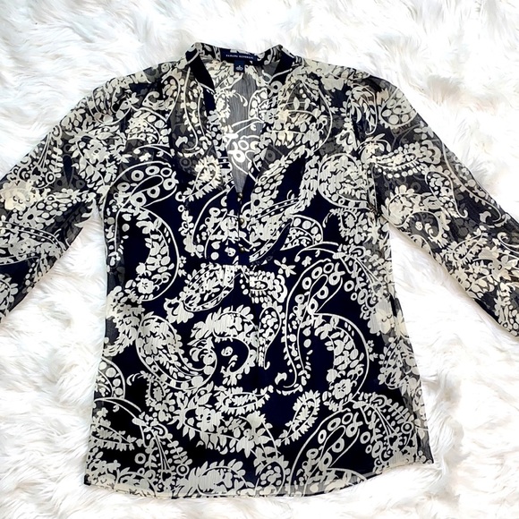 Banana Republic 2 Layer Cami Pattern Blouse - Picture 5 of 12